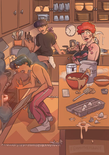 My piece for Stray Kids' Blueprint Zine