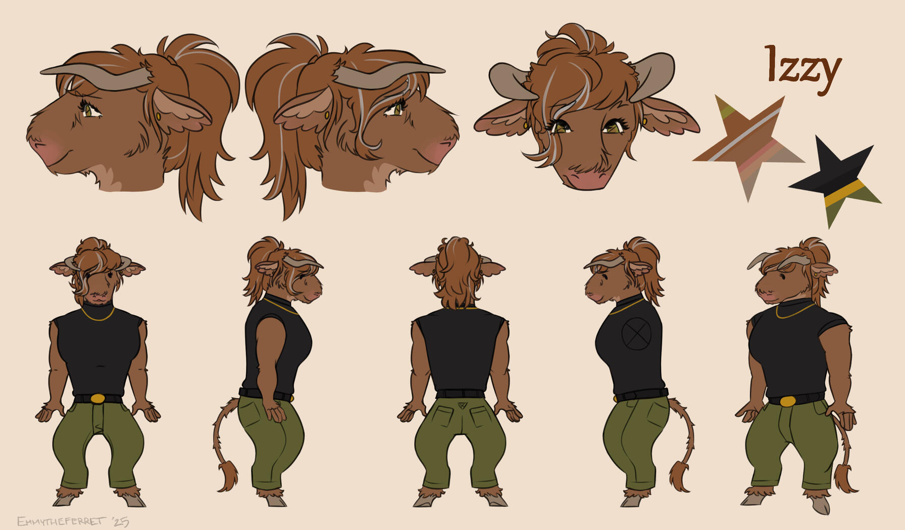 Character turnaround example