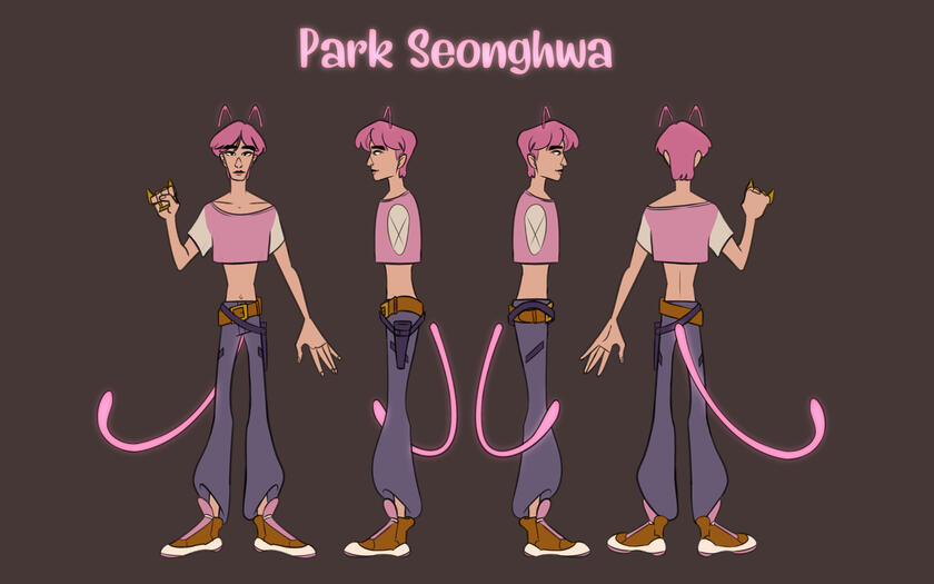 Character turnaround example