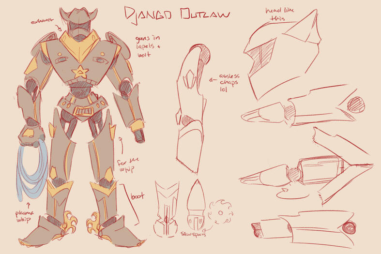 Custom Pacific Rim jaeger design