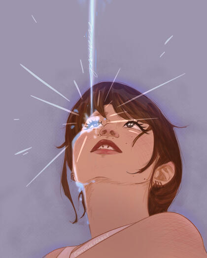 Art of figure skater Alysa Liu